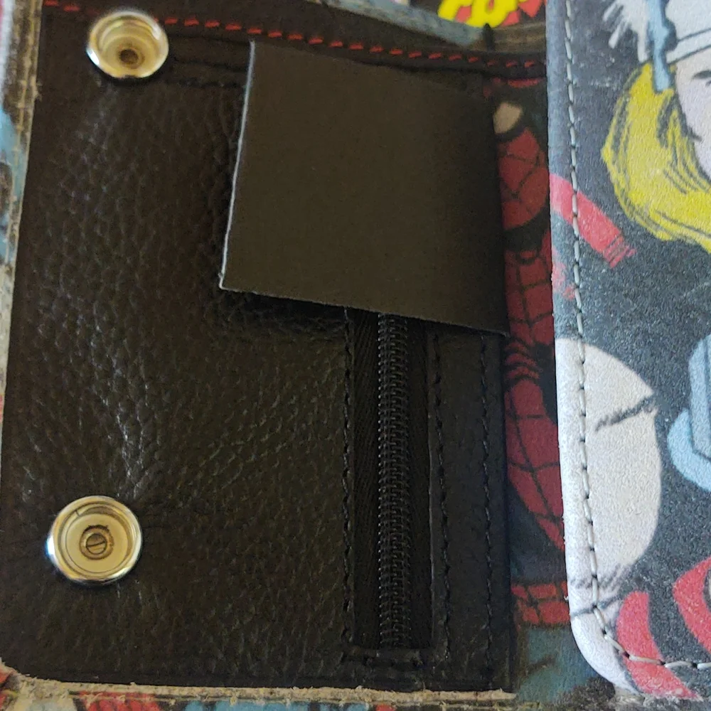 Marvel‎ Captain America Chain Leather Wallet
